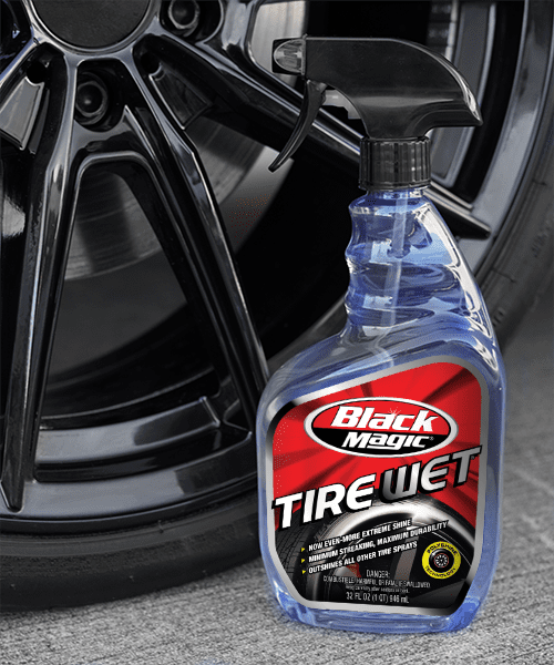 Black Magic 120079 Intense Tire Wet, 17 oz. (Pack of 4) Premium  Formulation, USA